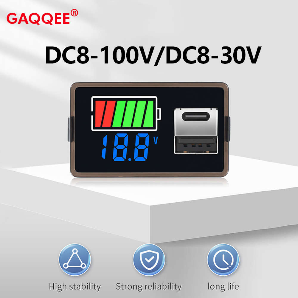 Logic Analyzer Usb - DC8-100V DC8-30V Battery Capacity Indicator USB