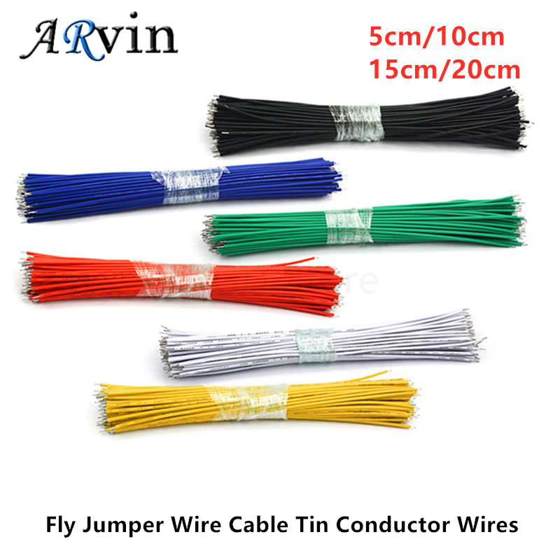 Breadboard Jumper Wire - 100PCS 1007-24AWG Connector Wire Tin-Plated Breadboard