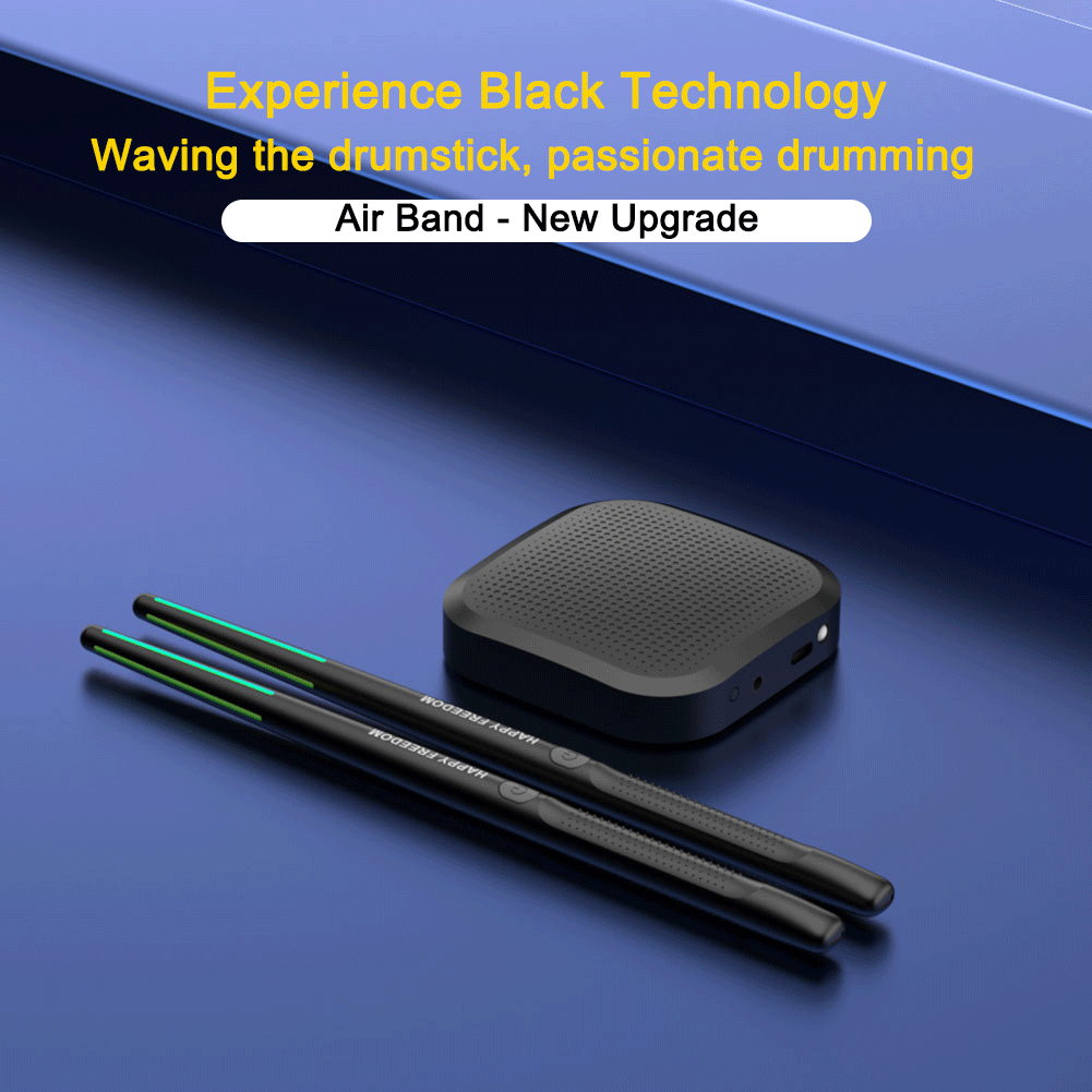 Diy Electronics Projects For Adults - Air Drum with Drumsticks Portable Smart