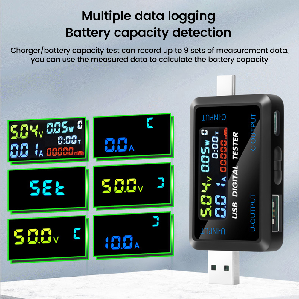 Logic Analyzer Usb - USB Type-C Multi-function Digital Display DC