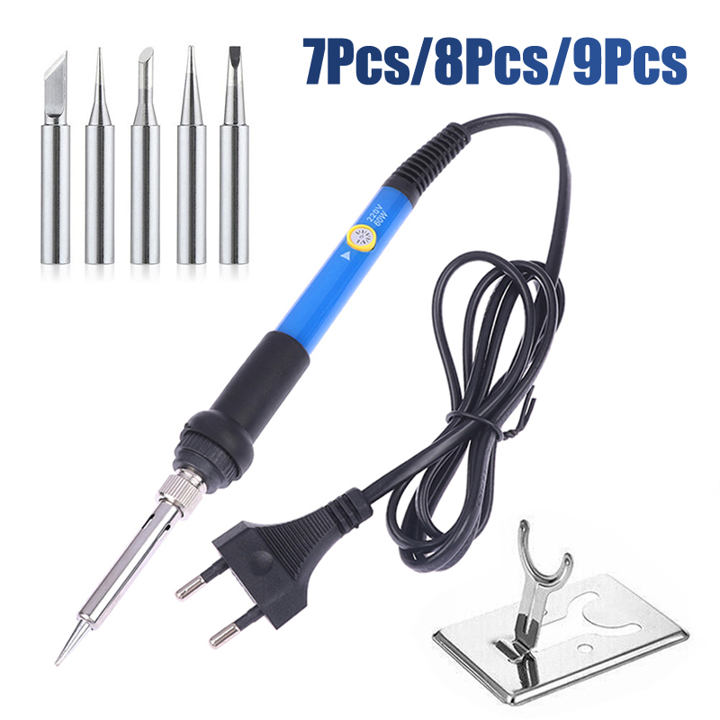 Adjustable Temp 220V 60W Elect – обзор и цена Diy Electronics Soldering Kit