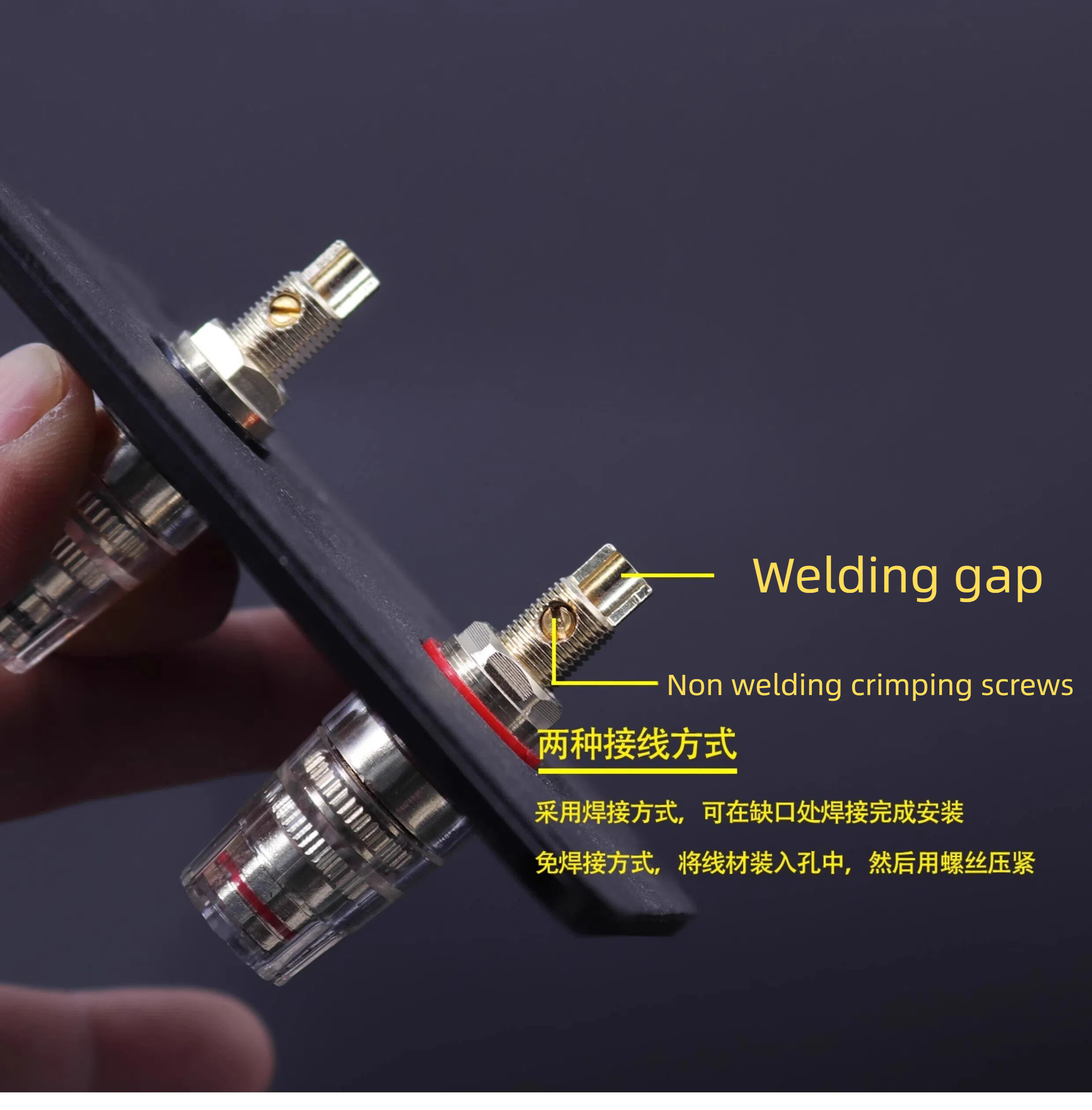 1PC GHXAMP 92x80mm Metal Speak – обзор и цена Diy Electronics Set