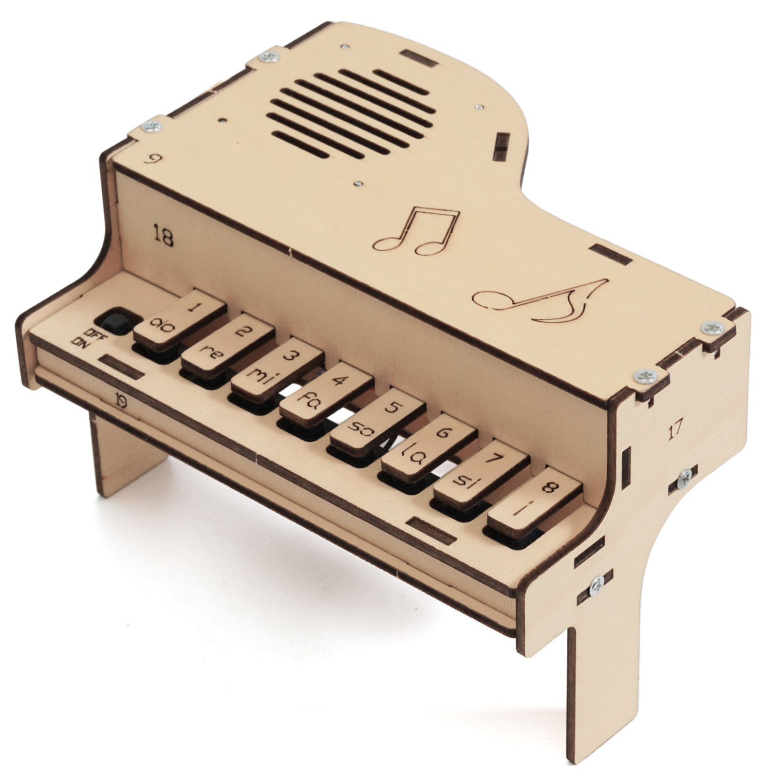 DIY Wooden Electronic Piano Mo – обзор и цена Diy Electronics Kids