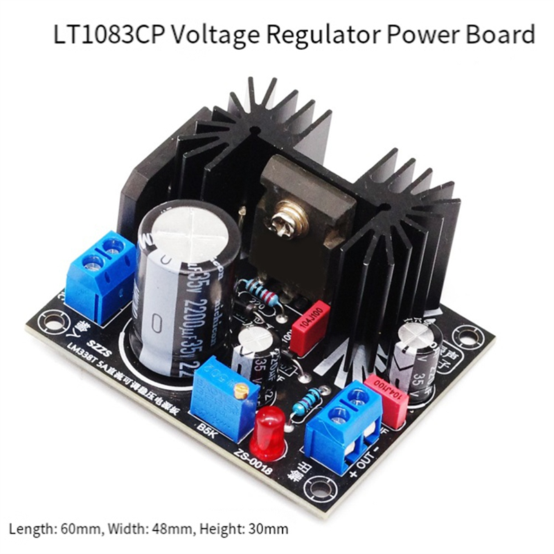 ABZZ-LT1083 7A Output Adjustab – обзор и цена Diy Electronics Board