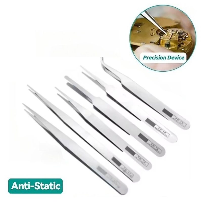 6Pcs Anti-static Stainless Ste – обзор и цена Diy Electronics Set
