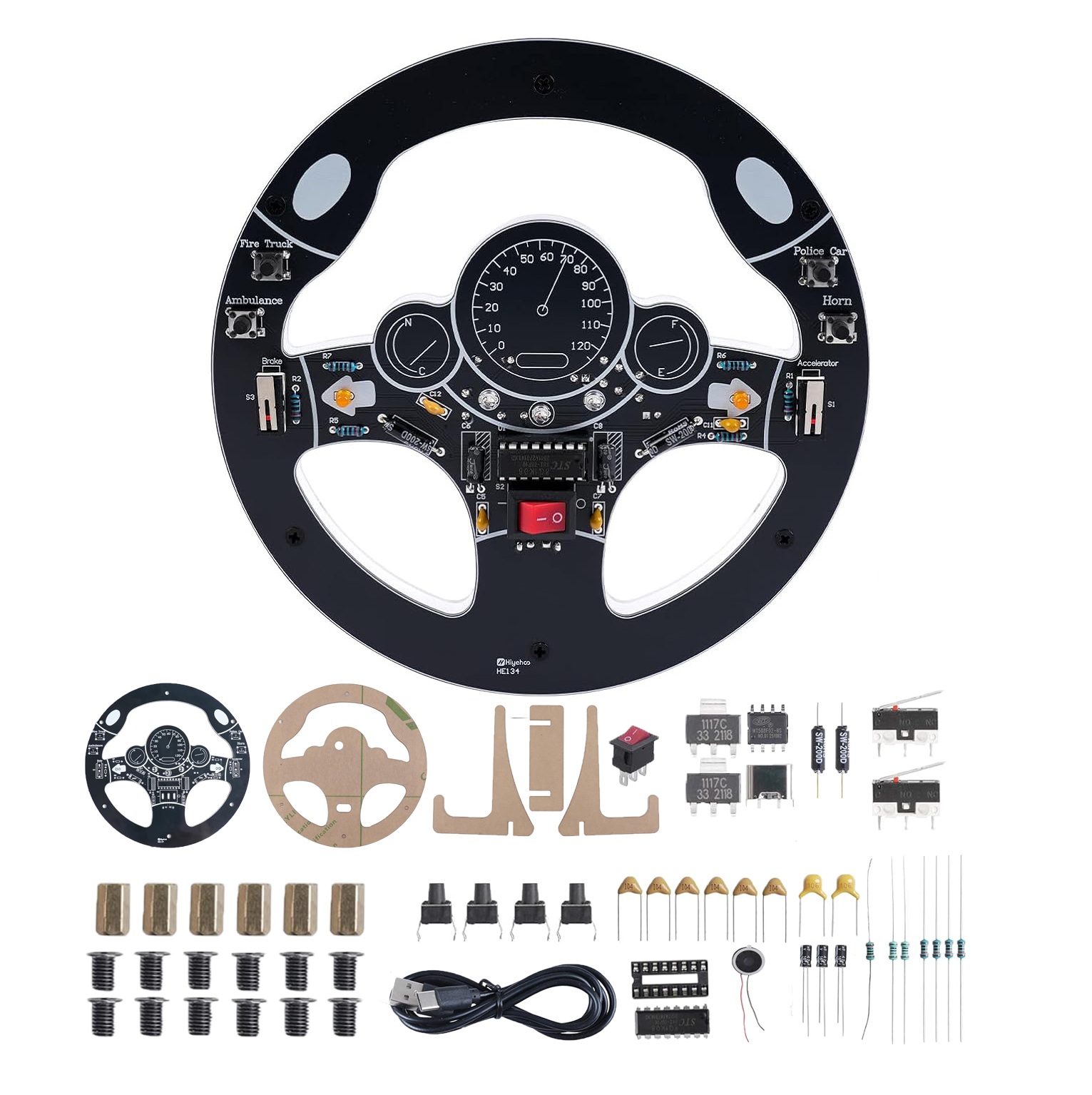 Car Steering Wheel DIY Solderi – обзор и цена Diy Electronics Projects For Adults
