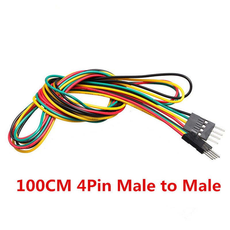 10pcs/lot 4pin 100cm M-M / M-F – обзор и цена Breadboard Jumper Wire