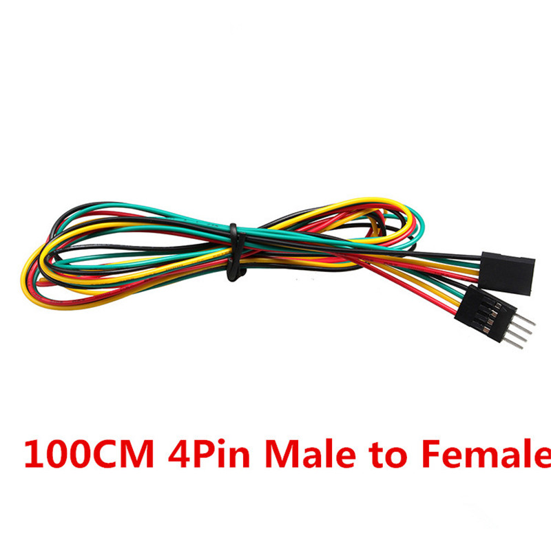 10pcs/lot 4pin 100cm M-M / M-F – обзор и цена Breadboard Jumper Wire