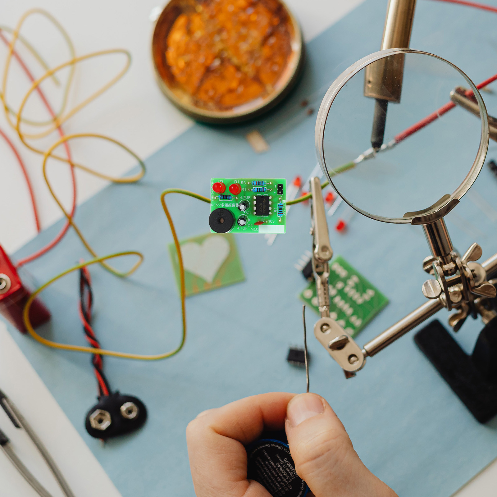 5Set Soldering Training Kit We – обзор и цена Diy Electronics Board