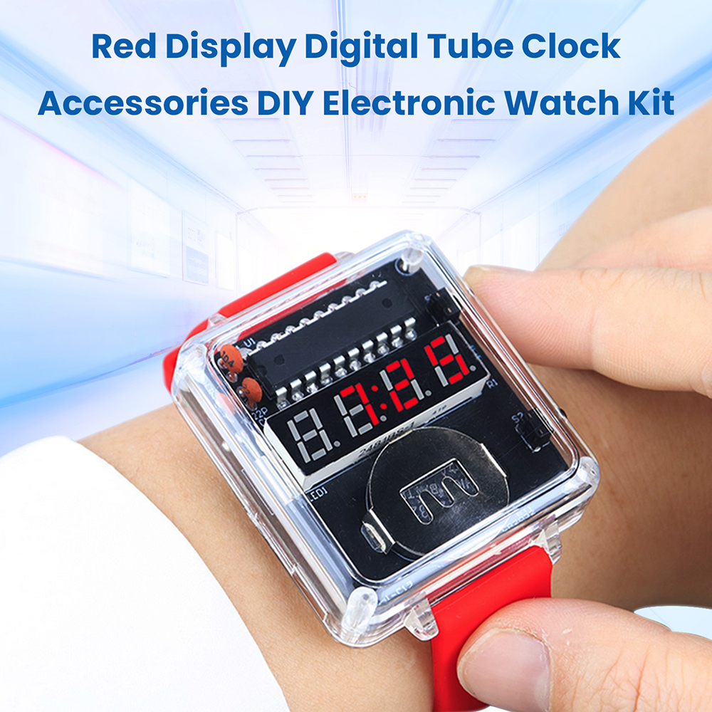 DIY Electronic Watch Kit LED D – обзор и цена Diy Electronics Youtube