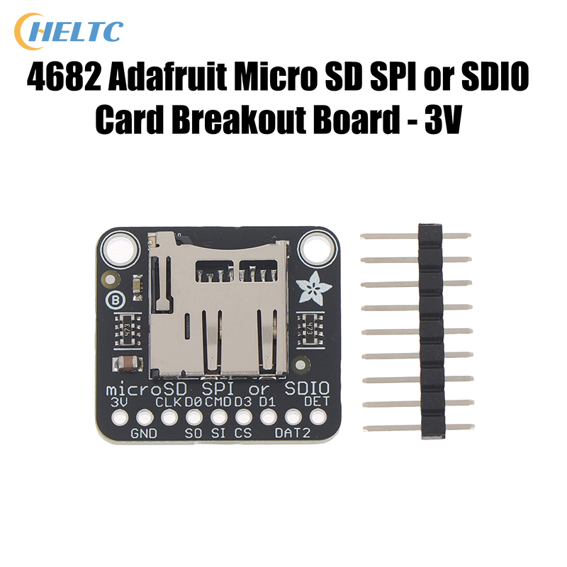 Black 4682 Adafruit Micro SD S – обзор и цена Sd Card Module Spi