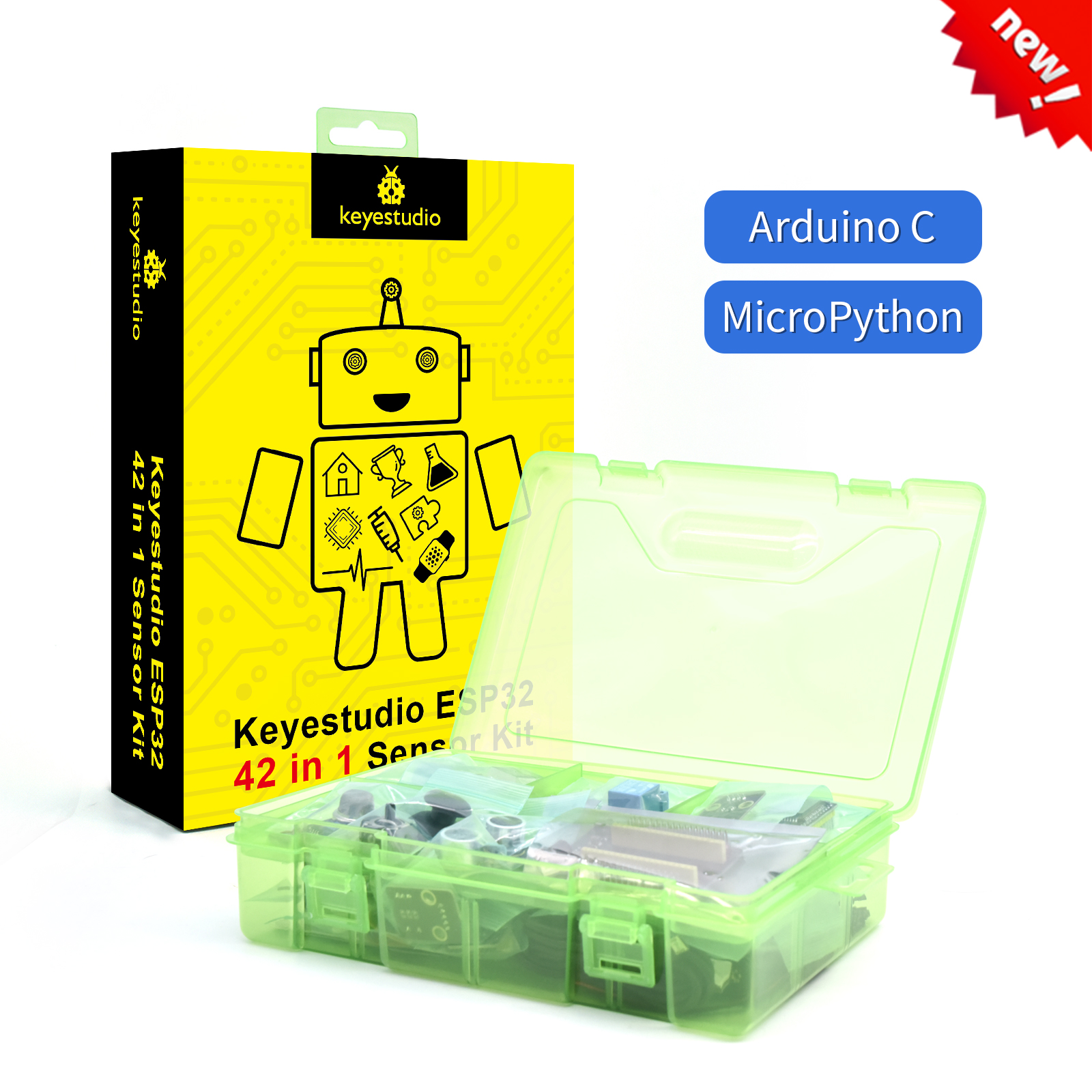 Kidsbits 42 in1 ESP32 Sensor M – обзор и цена Diy Electronics Projects For Adults