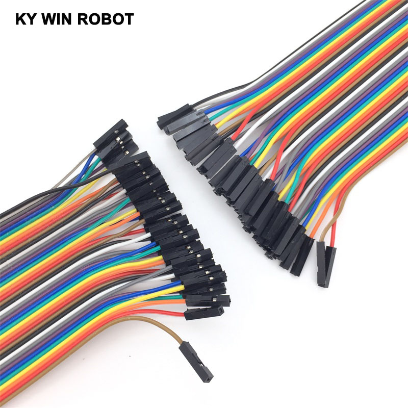 Dupont Line 40pcs 20cm 2.54mm  – обзор и цена Breadboard Jumper Wire