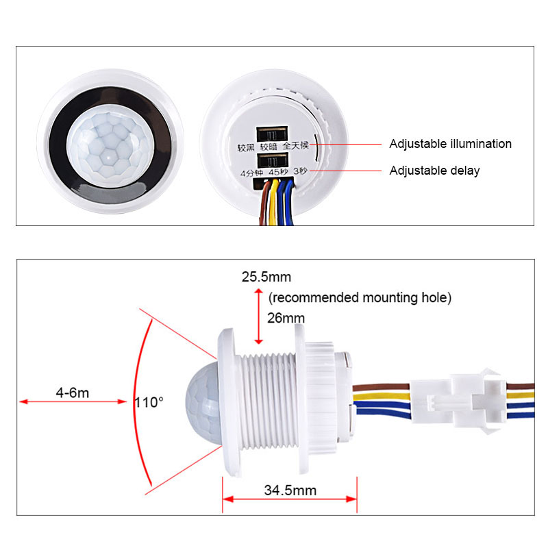 PIR Motion Sensor Switch Infra – обзор и цена Ldr Light Sensor