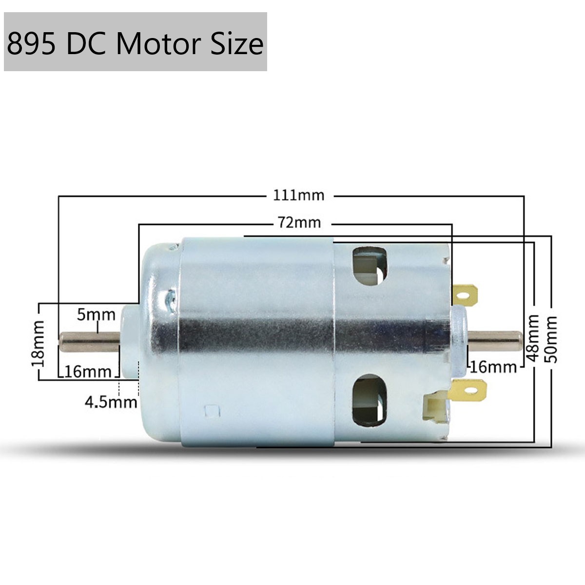 775 795 895 DC Motor 12V Dual  – обзор и цена Diy Electronics Kids