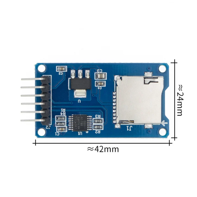 Micro SD card module SPI inter – обзор и цена Sd Card Module Spi