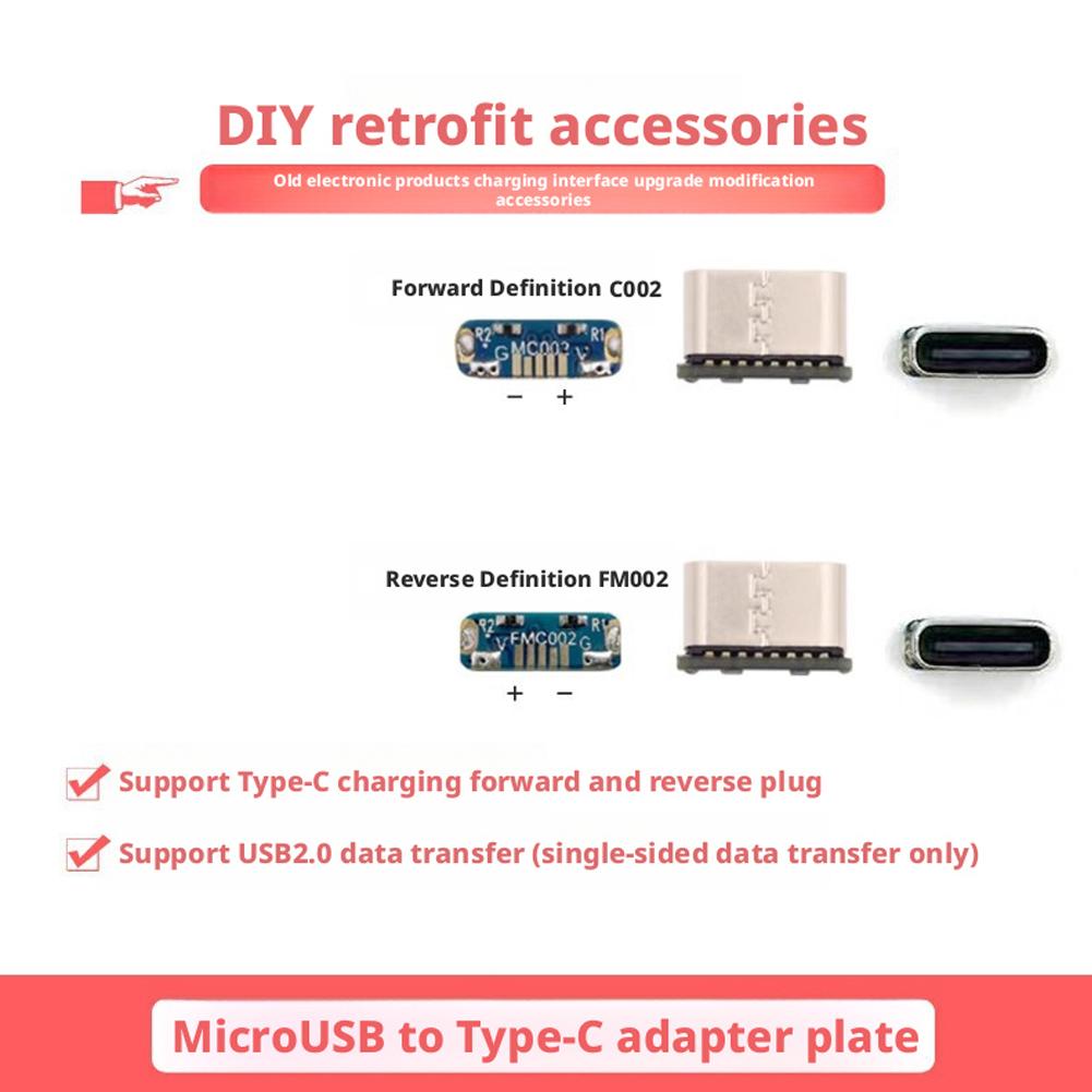 5pcs M85K Micro USB to Type C  – обзор и цена Smd Solder Paste
