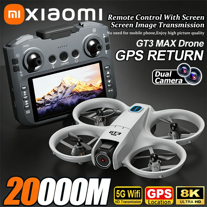 Xiaomi GT3 MAX GPS Drone 8K Ae – обзор и цена Diy Drone Electronics