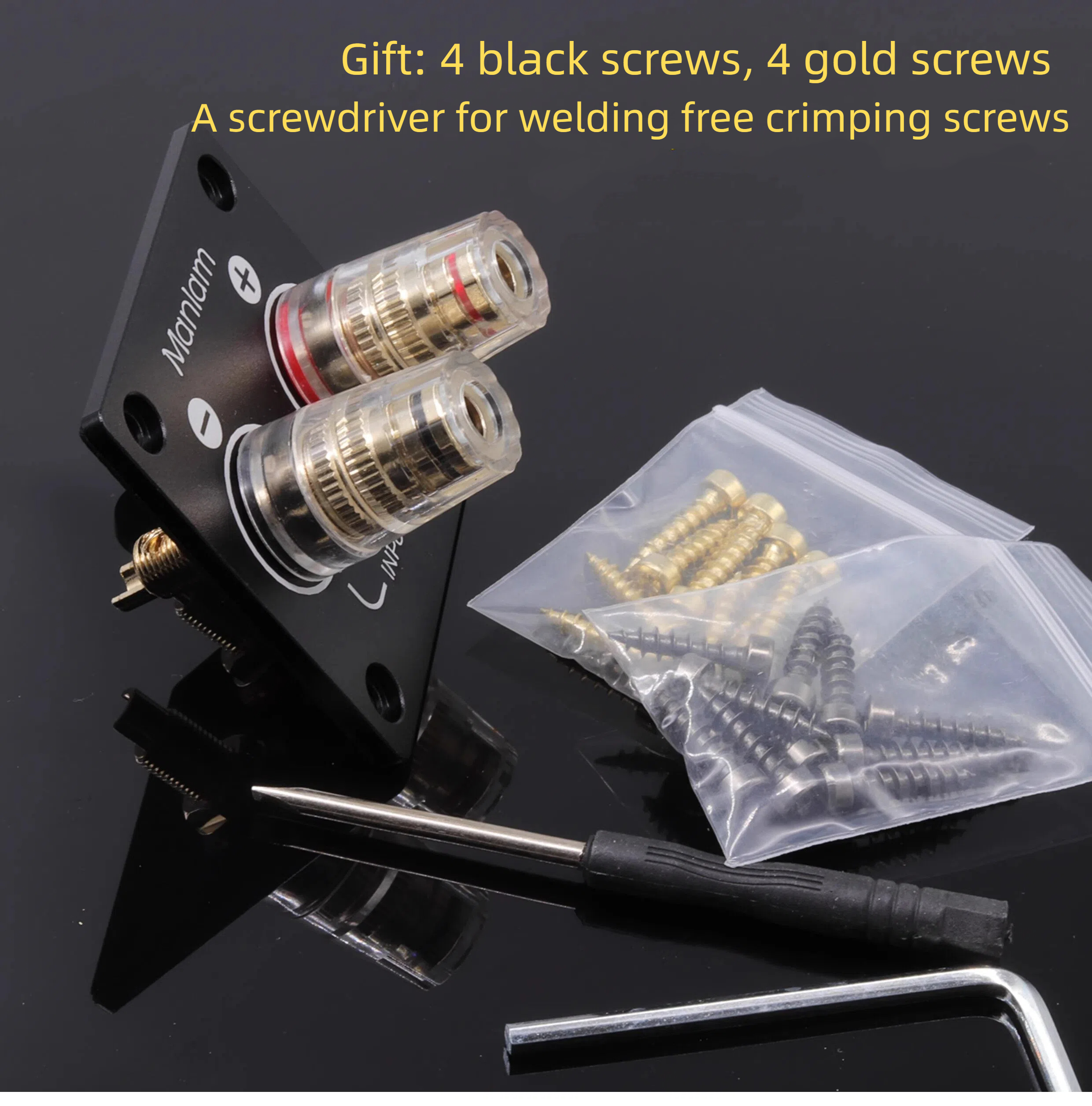 1PC GHXAMP Black Square Solder – обзор и цена Diy Electronics Set