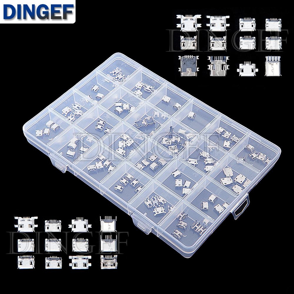 120Pcs Micro USB Connector Kit – обзор и цена Smd Solder Paste