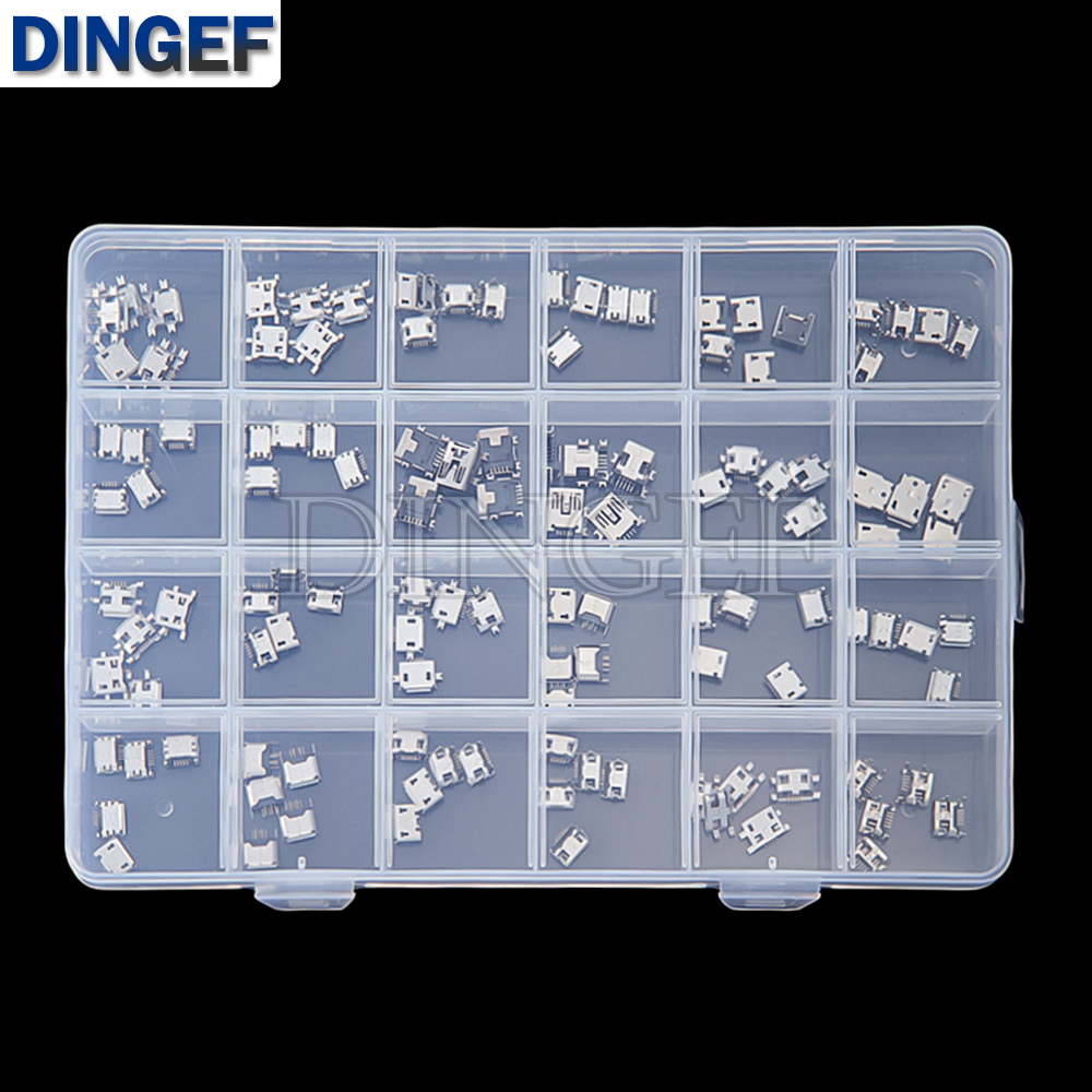 120Pcs Micro USB Connector Kit – обзор и цена Smd Solder Paste