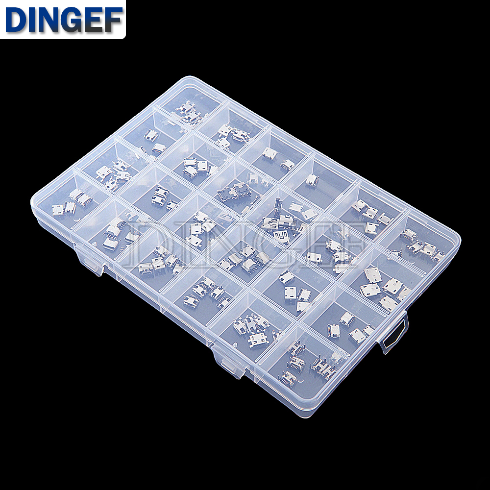 120Pcs Micro USB Connector Kit – обзор и цена Smd Solder Paste