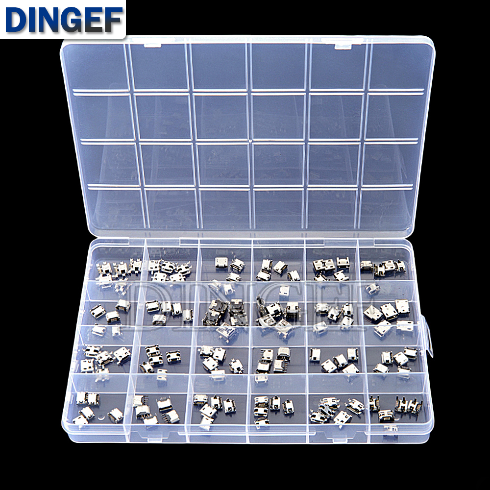 120Pcs Micro USB Connector Kit – обзор и цена Smd Solder Paste