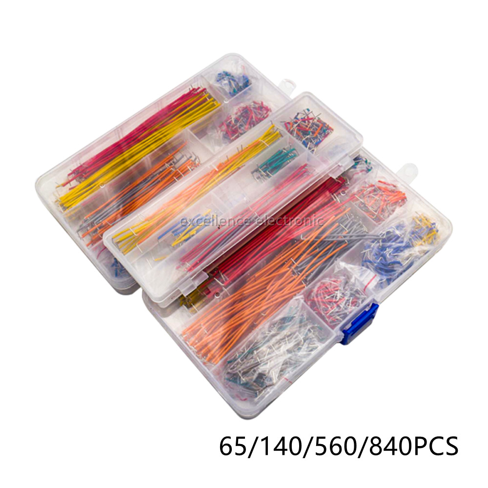 65/140/560/840Pcs/Box Solderle – обзор и цена Breadboard Jumper Wire