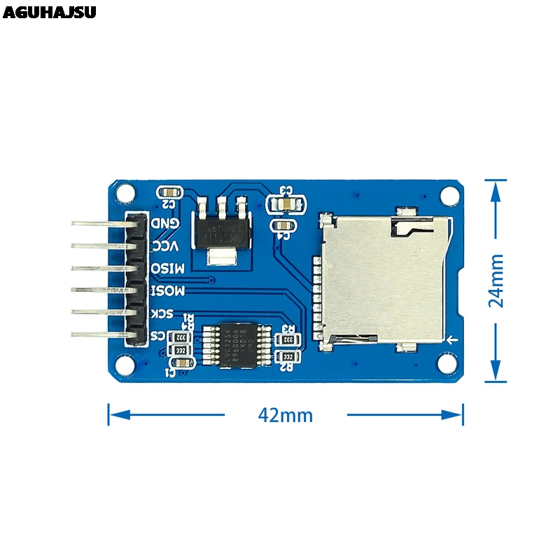 1pcs/lot Micro SD card mini TF – обзор и цена Sd Card Module Spi