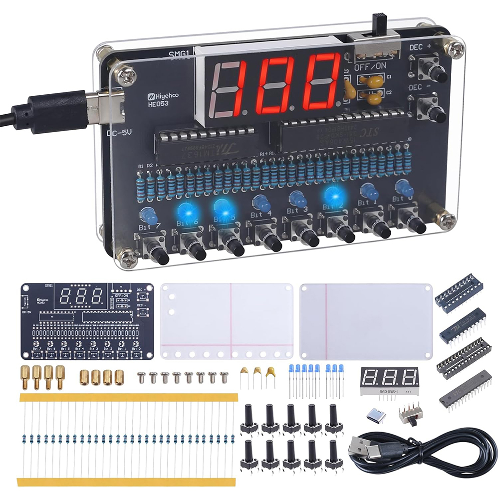 DIY Electronic Kit Binary to D – обзор и цена Diy Electronics Projects For Adults