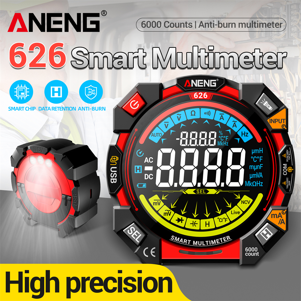ANENG 626 Digital Multimeter 6 – обзор и цена Logic Analyzer Usb
