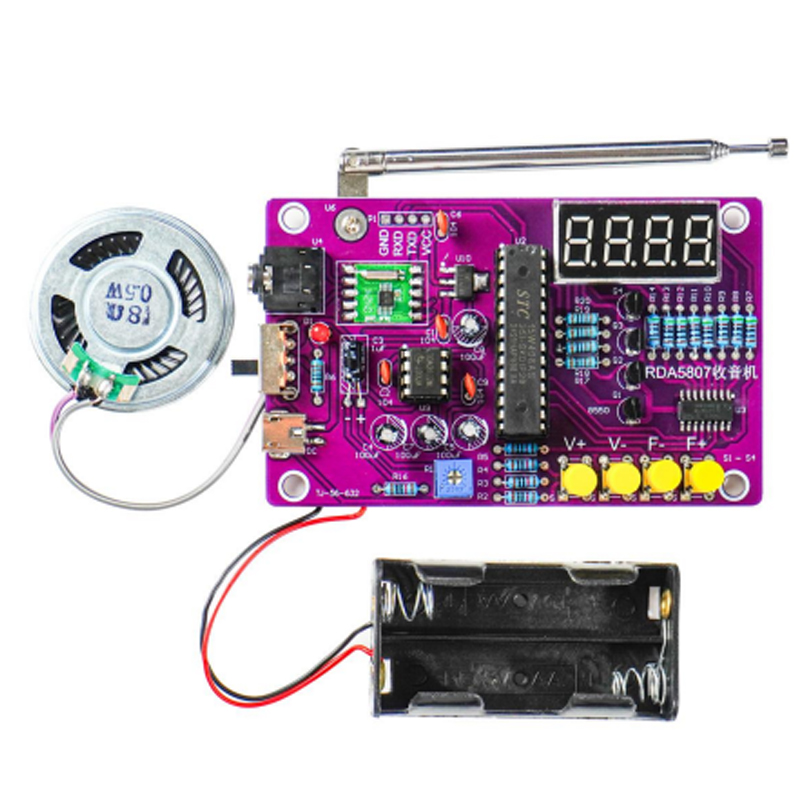 DIY FM Radio Electronic Kit 87 – обзор и цена Diy Electronics Soldering Kit