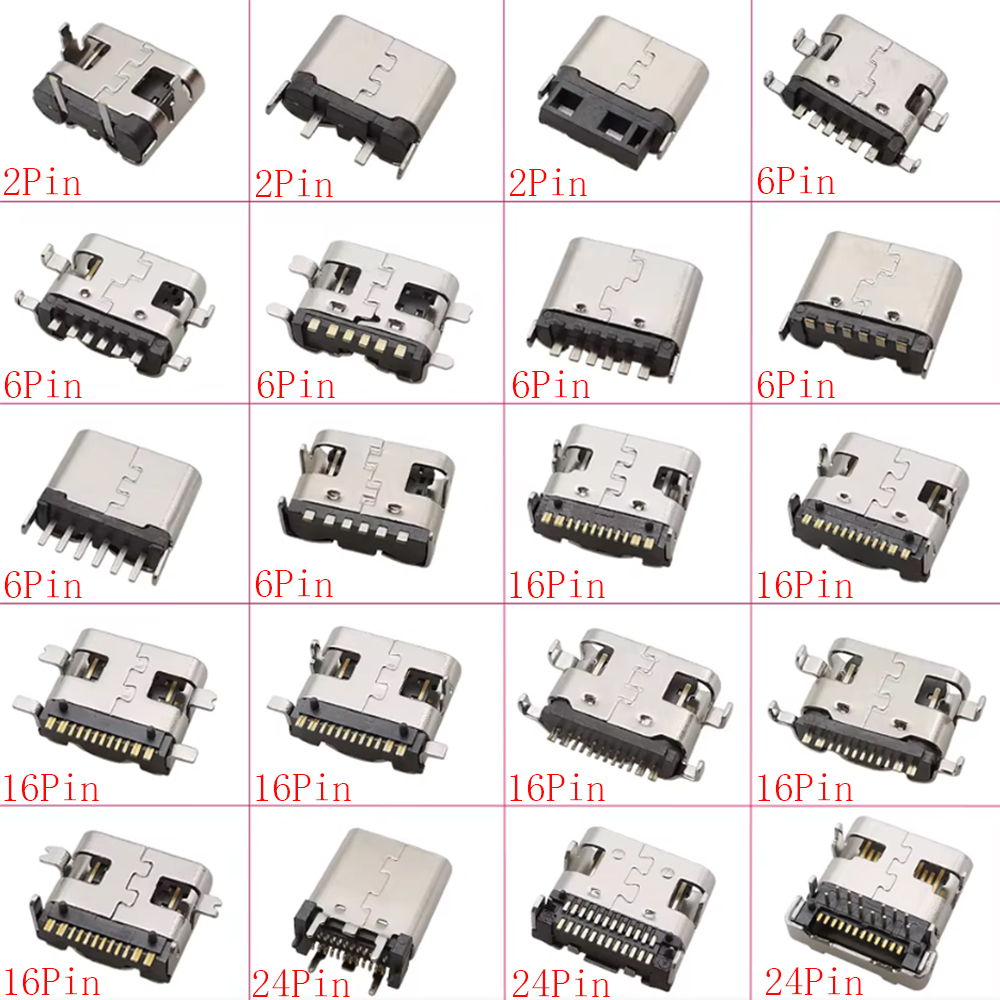 10Pcs USB Connector Type C Fem – обзор и цена Smd Solder Paste