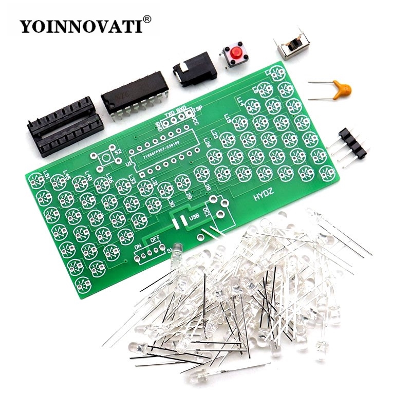 LED Hourglass Learning Kit - S – обзор и цена Diy Electronics Projects For Beginners