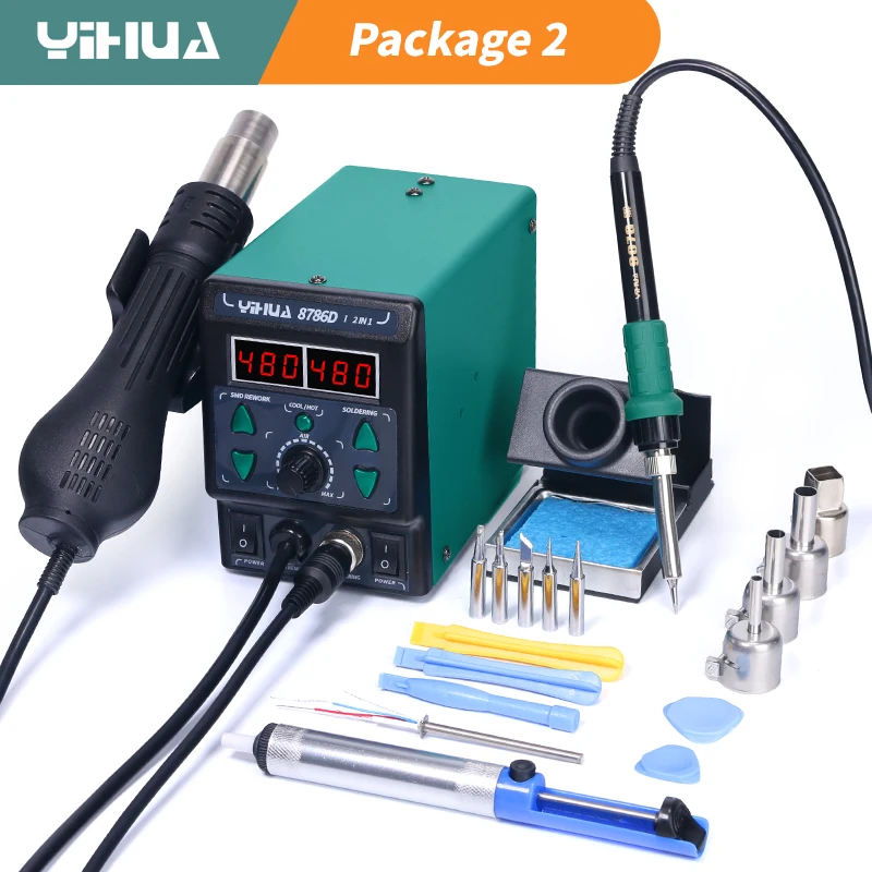 YIHUA 8786D Soldering Iron Hot – обзор и цена Smd Solder Paste