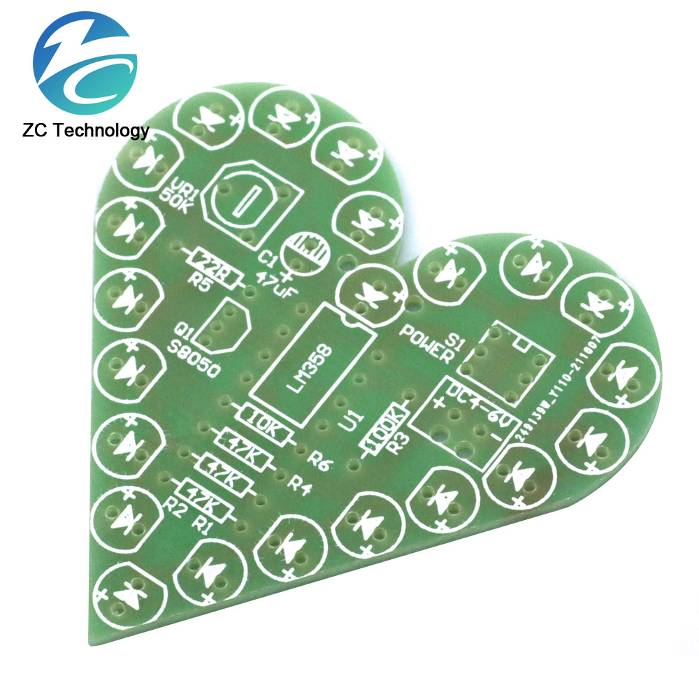 DIY Kit Heart Shape Breathing  – обзор и цена Diy Electronics Kids