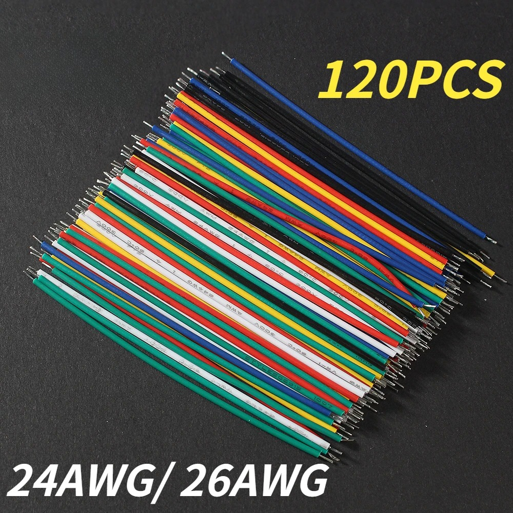 120PCS 24AWG/26AWG Tinned Copp – обзор и цена Breadboard Jumper Wire