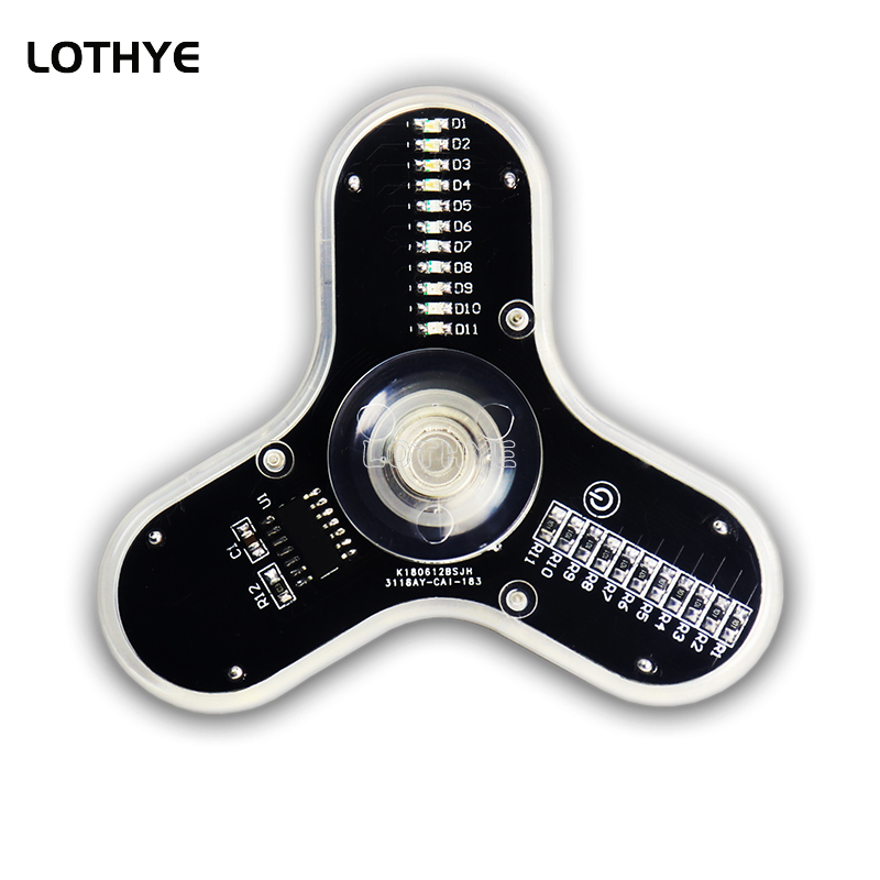 LED Fidget Spinner Manufacture – обзор и цена Diy Electronics Soldering Kit
