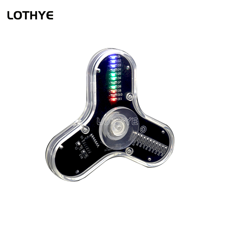 LED Fidget Spinner Manufacture – обзор и цена Diy Electronics Soldering Kit