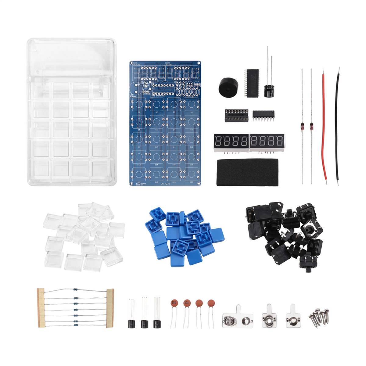 DIY Calculator Kit with LED Di – обзор и цена Diy Electronics Projects For Adults