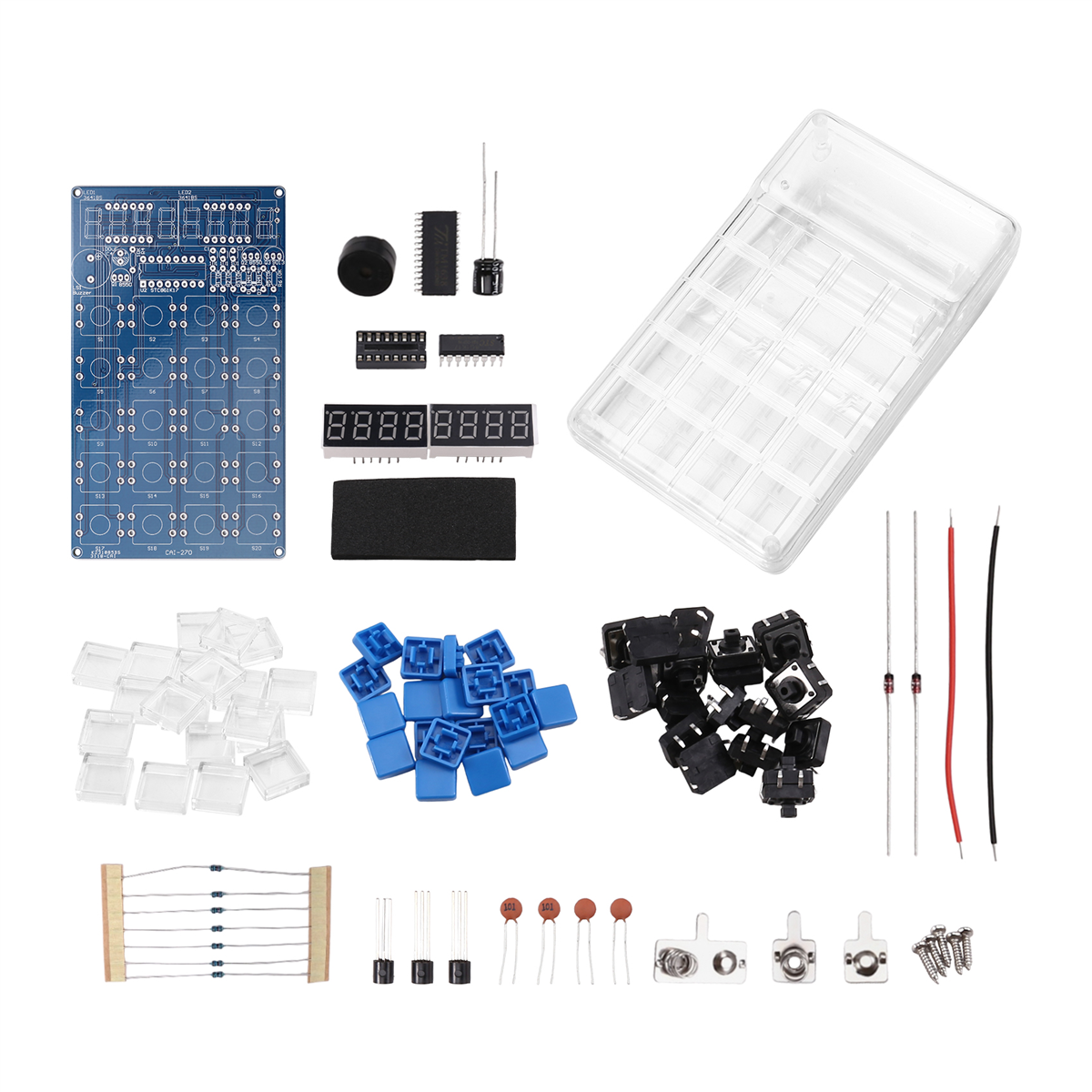 DIY Calculator Kit with LED Di – обзор и цена Diy Electronics Projects For Adults