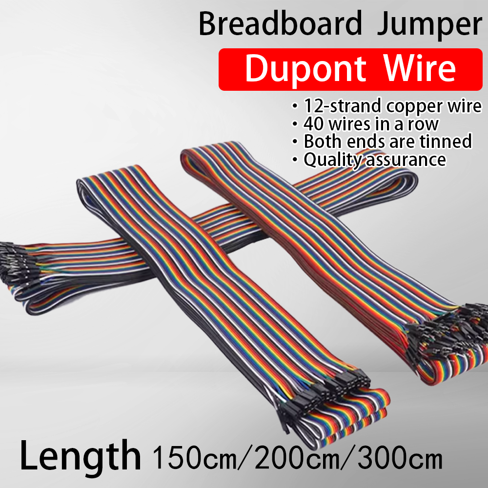 40pin Multicolored Dupont Jump – обзор и цена Breadboard Jumper Wire