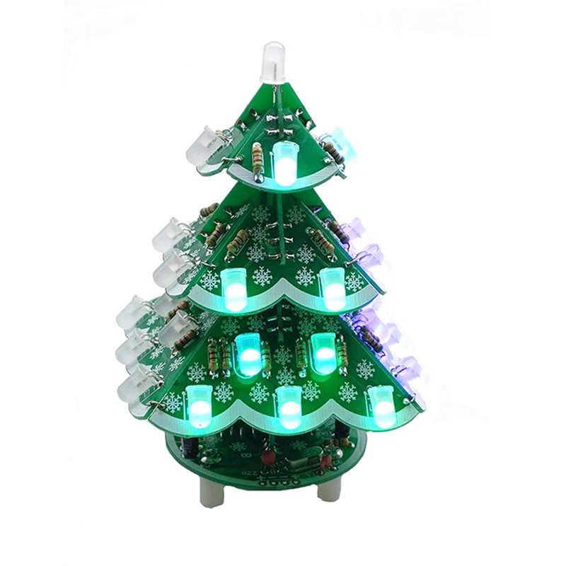 3D Stereo Christmas Tree LED D – обзор и цена Diy Electronics Circuits