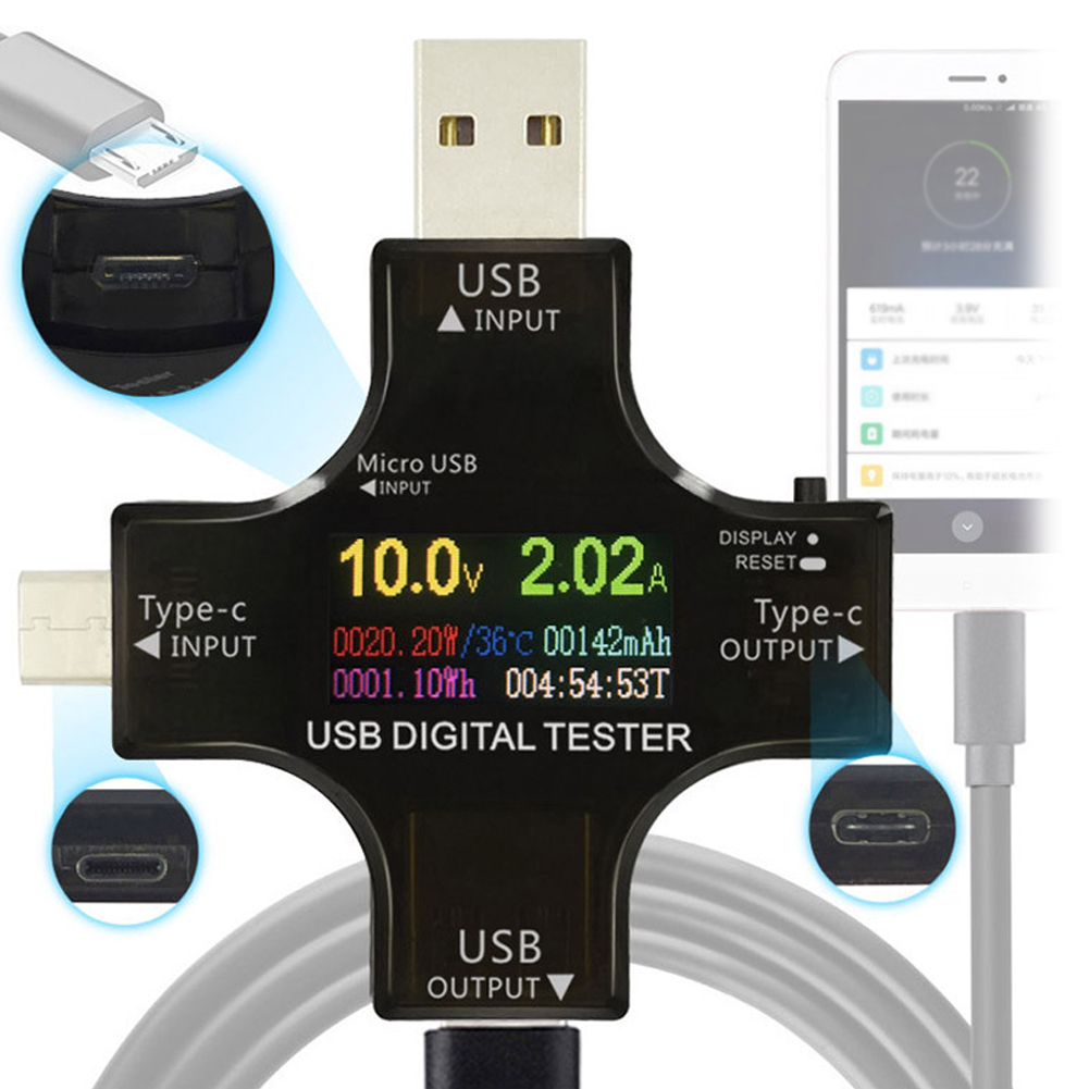 USB Tester Type-C PD Color Dig – обзор и цена Logic Analyzer Usb