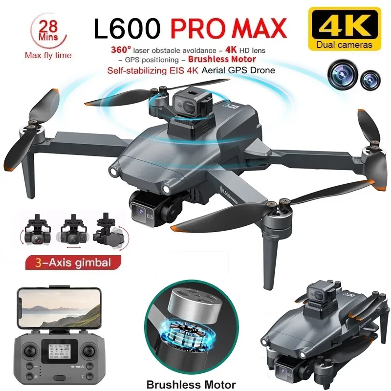 L600 PRO MAX GPS Drone Profess – обзор и цена Diy Drone Electronics