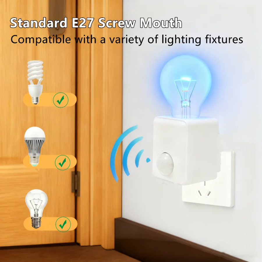 EU/US Plug E27 PIR Motion Sens – обзор и цена Ldr Light Sensor
