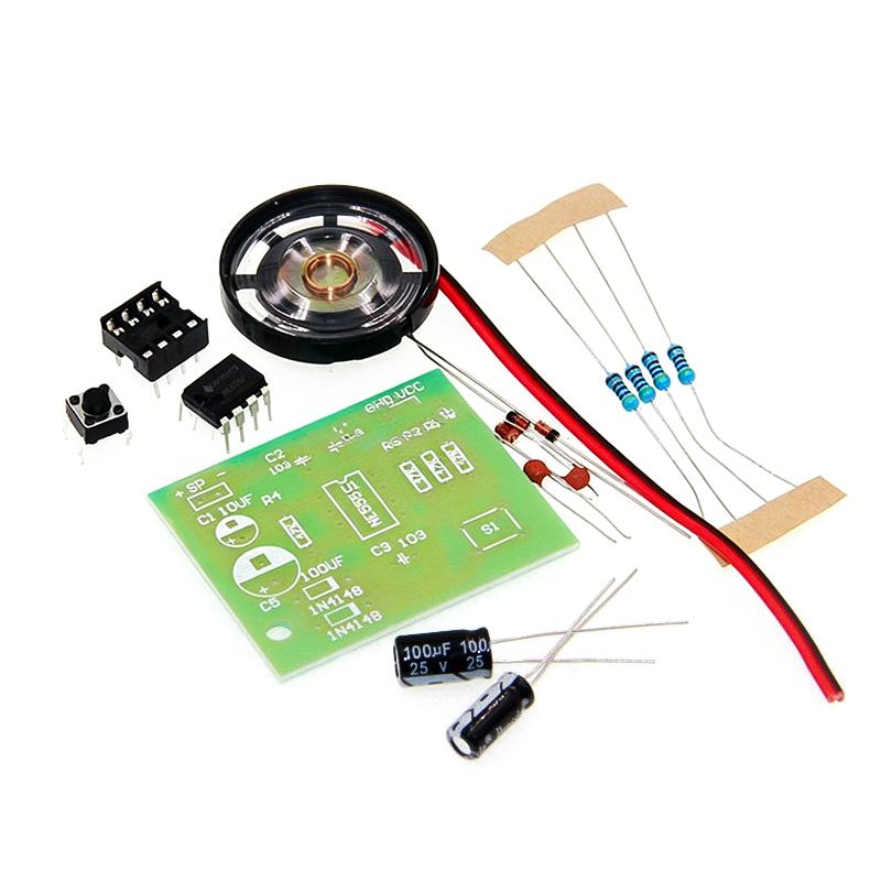 Professional NE555 Doorbell DI – обзор и цена Diy Electronics Soldering Kit