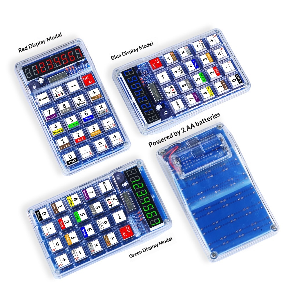 Calculator Production Kit, Ele – обзор и цена Diy Electronics Youtube