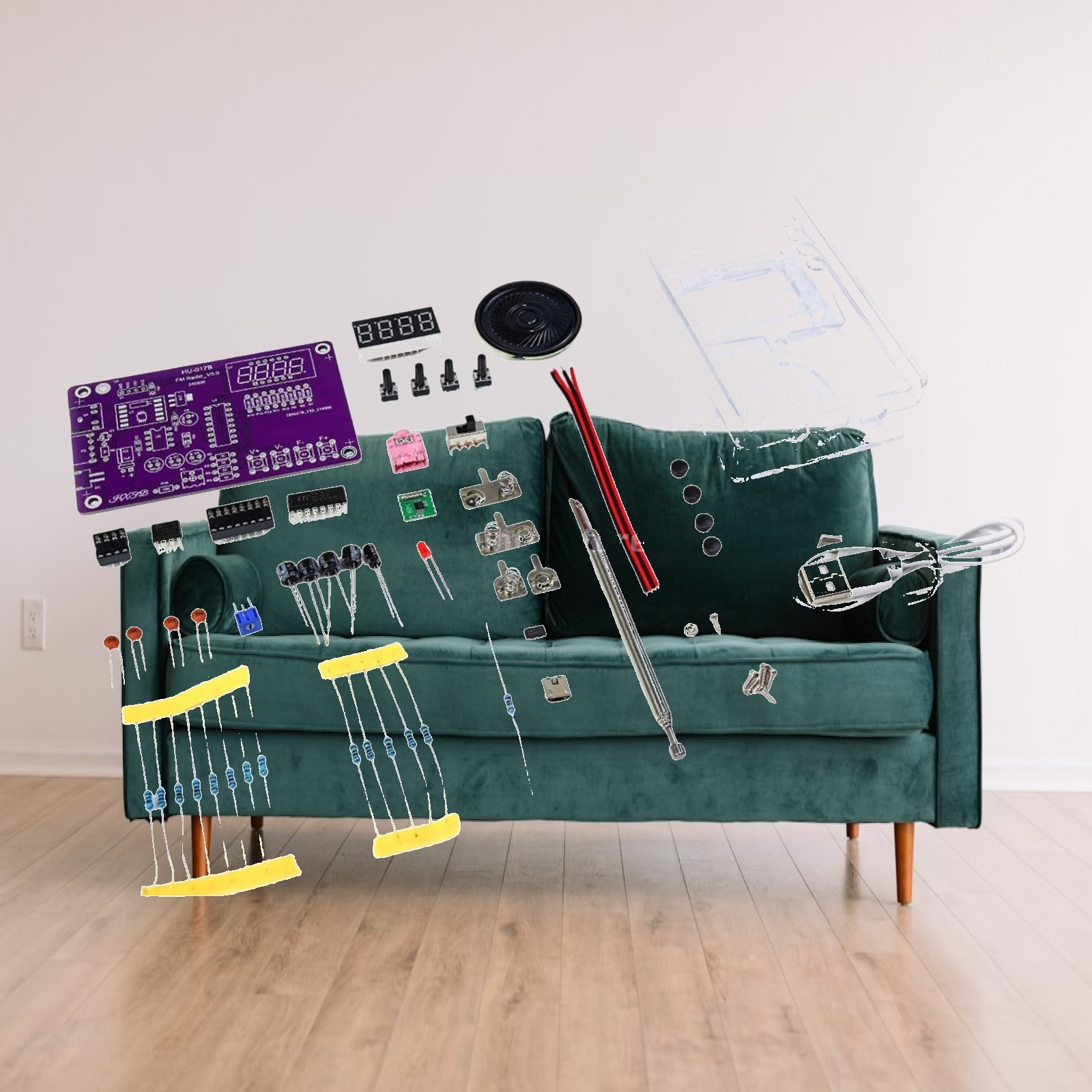 FM Radio Kit Electronic Solder – обзор и цена Diy Electronics Projects For Adults
