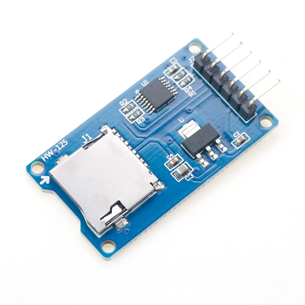 2pcs/lot Micro SD TF card read – обзор и цена Sd Card Module Spi